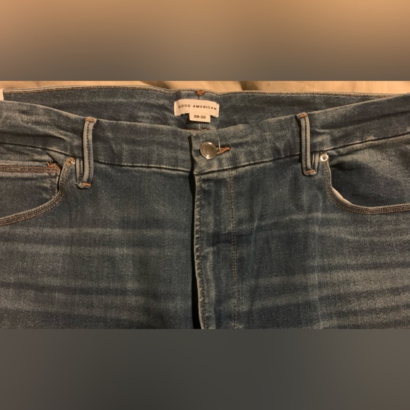Good American x Calik Denim Always Fits Good Legs Skinny Crop Fits sizes 28W-32W - Picture 4 of 14